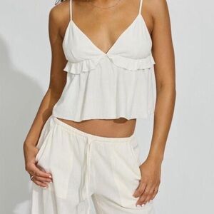 Garage Cream Babydoll Cami